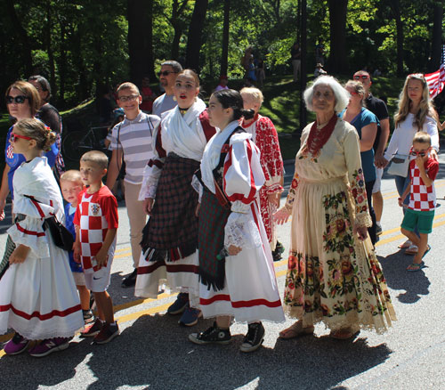 Croatian Garden in the Parade of Flags